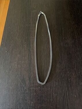 Men's BKE Silver Curb Chain Necklace